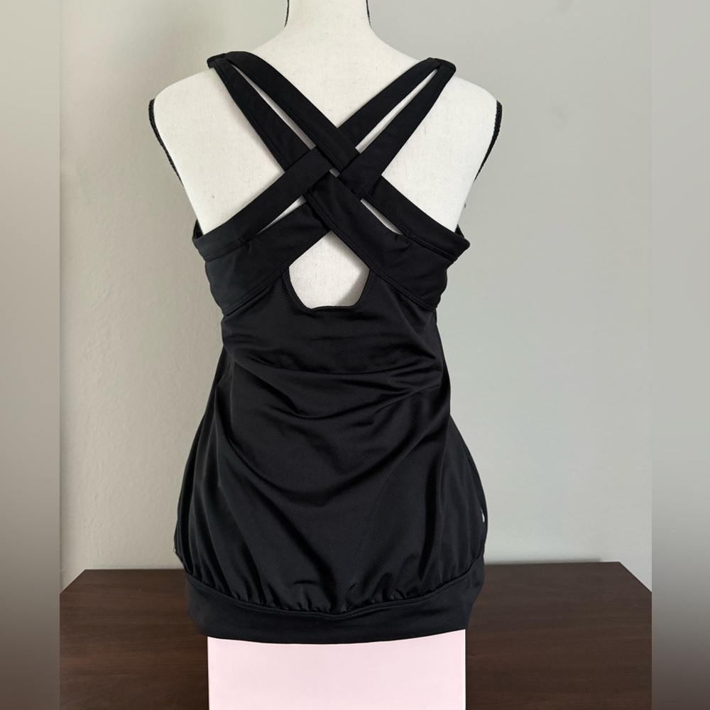 Danskin Black Athletic Cross-Back Tank